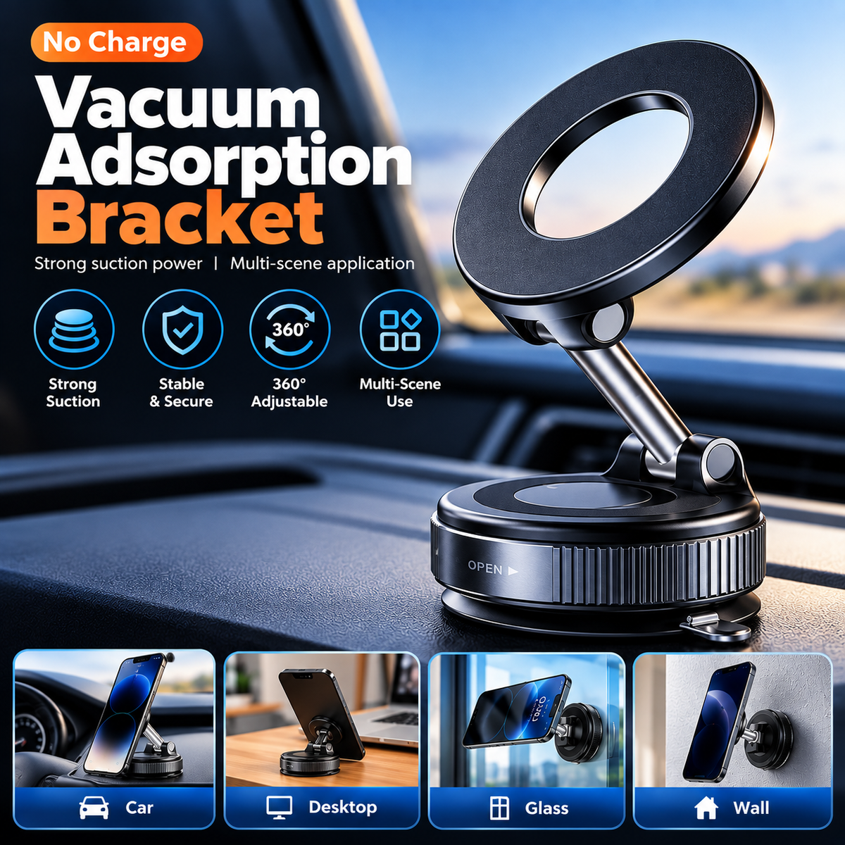 Magnetic Car Phone Holder