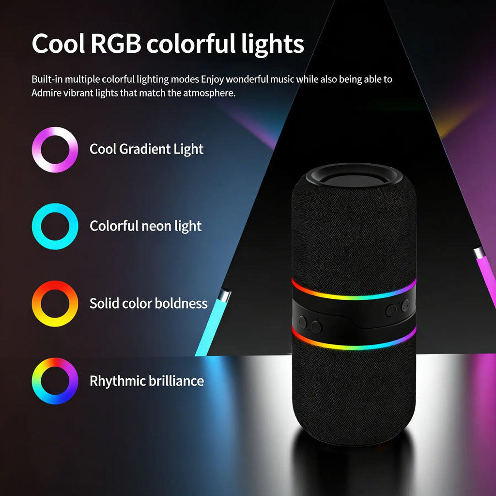 2-IN-1 Wireless Speaker Bluetooth, Multifunctional Wireless Speaker, Twist and Split to 2 Speaker, FM Radio, Magnetic Audio System, for Home/Outdoor/Beach/Party, [Stromberg] [TWIN-2] Stereo Audio, Wireless Bt Speaker