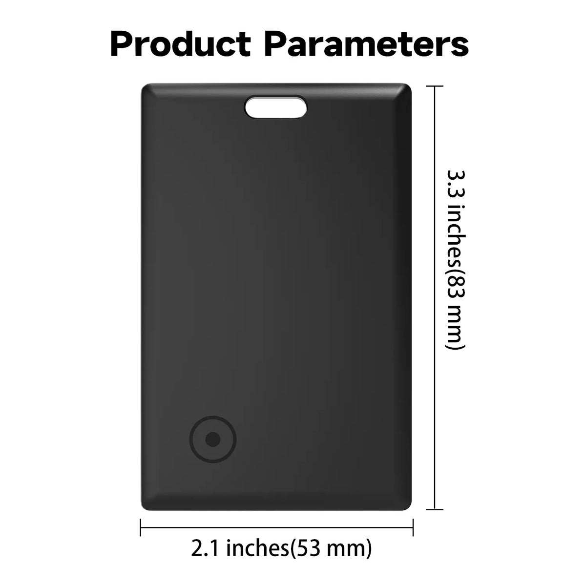 Mfi Certified Card Shape Smart Key Finder - Wireless Positioning Tracker, Find My Compatible GPS Locator for Wallet/Keys, 5-10 Year Long-Lasting Battery, Portable Phone Accessory, Ideal Mothers Day Gift